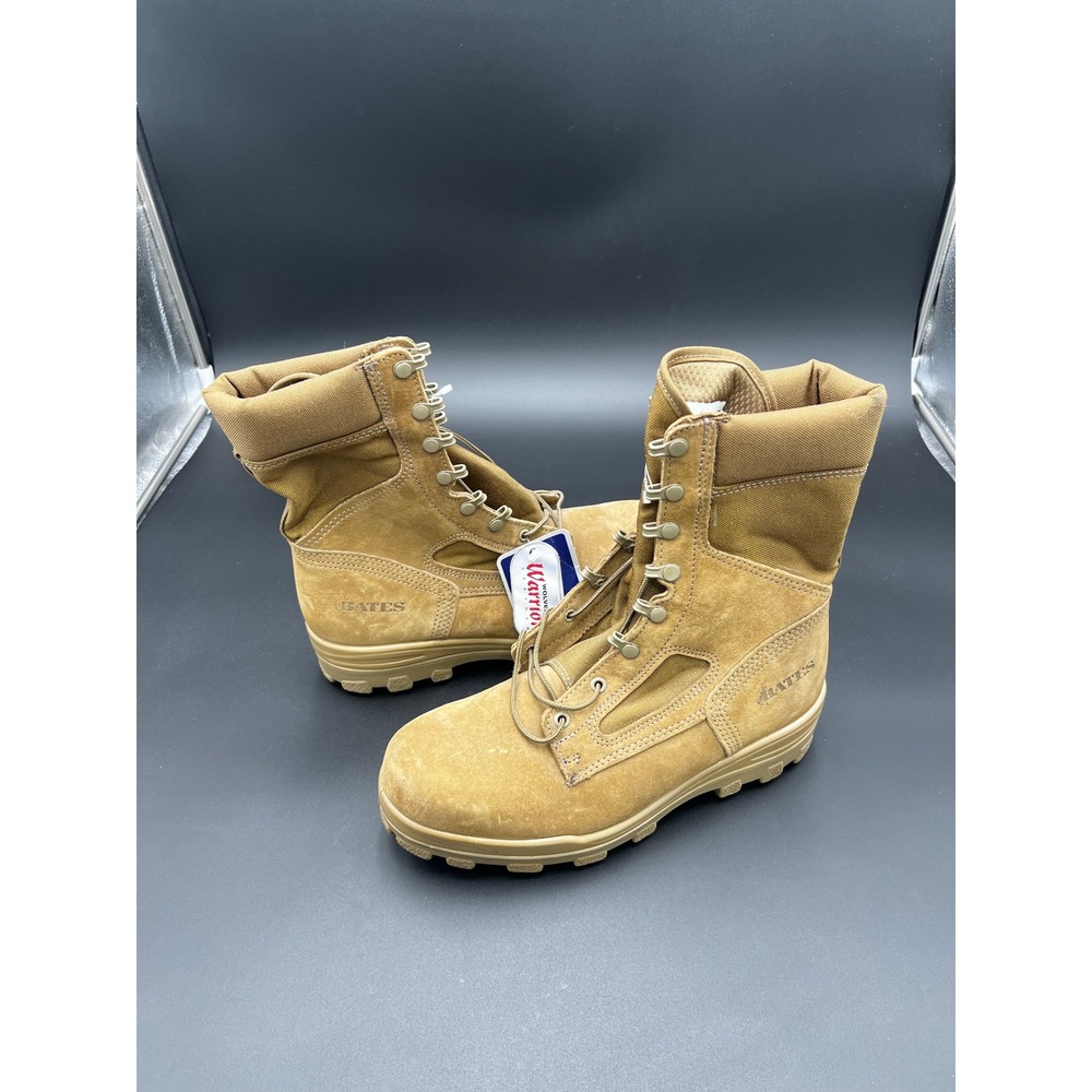 Bates E70701 Wolverine Warrior Steel Toe Combat Boots Coyote Brown Mens 10 M
